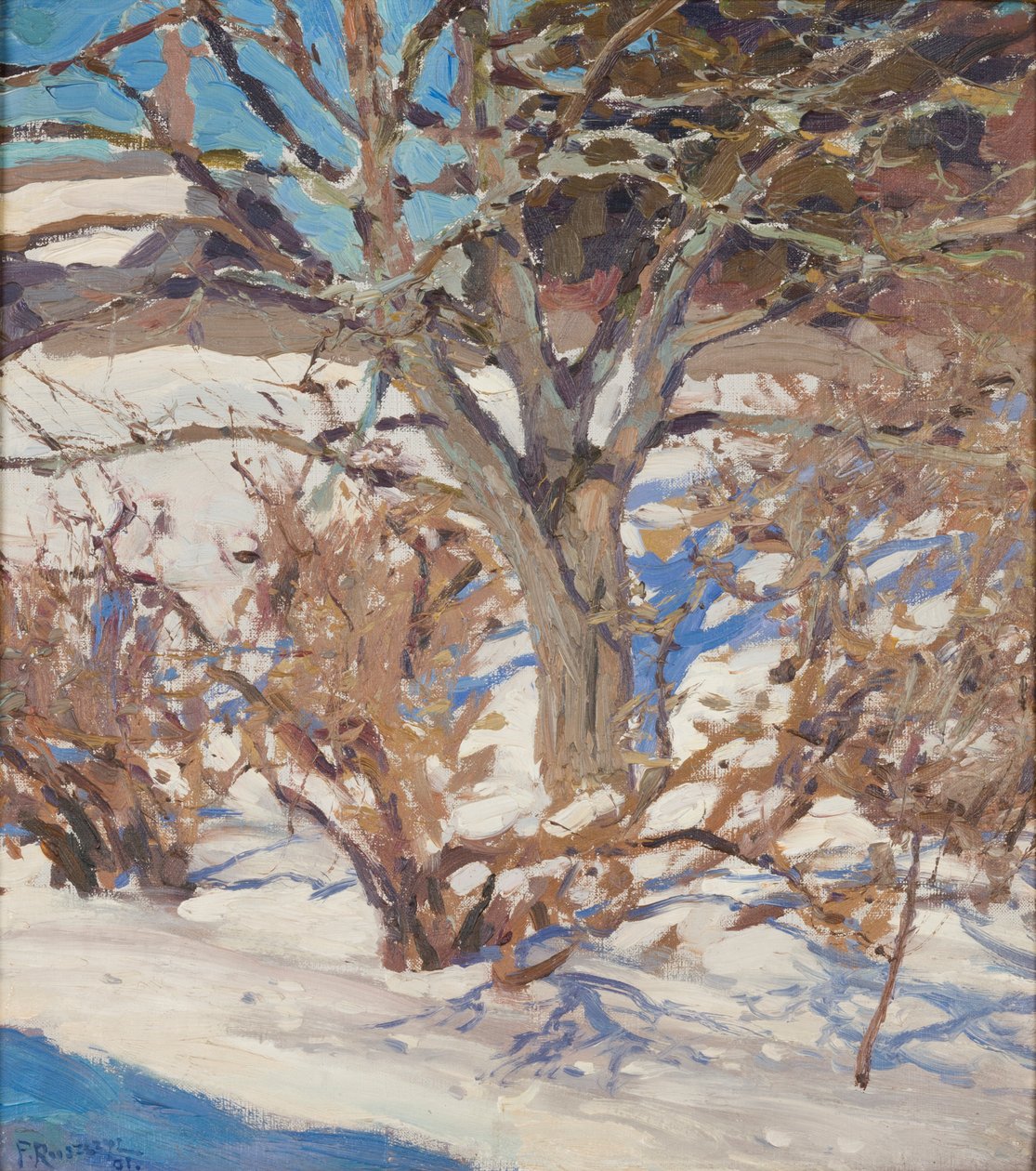 Paesaggio invernale da Ferdynand Ruszczyc