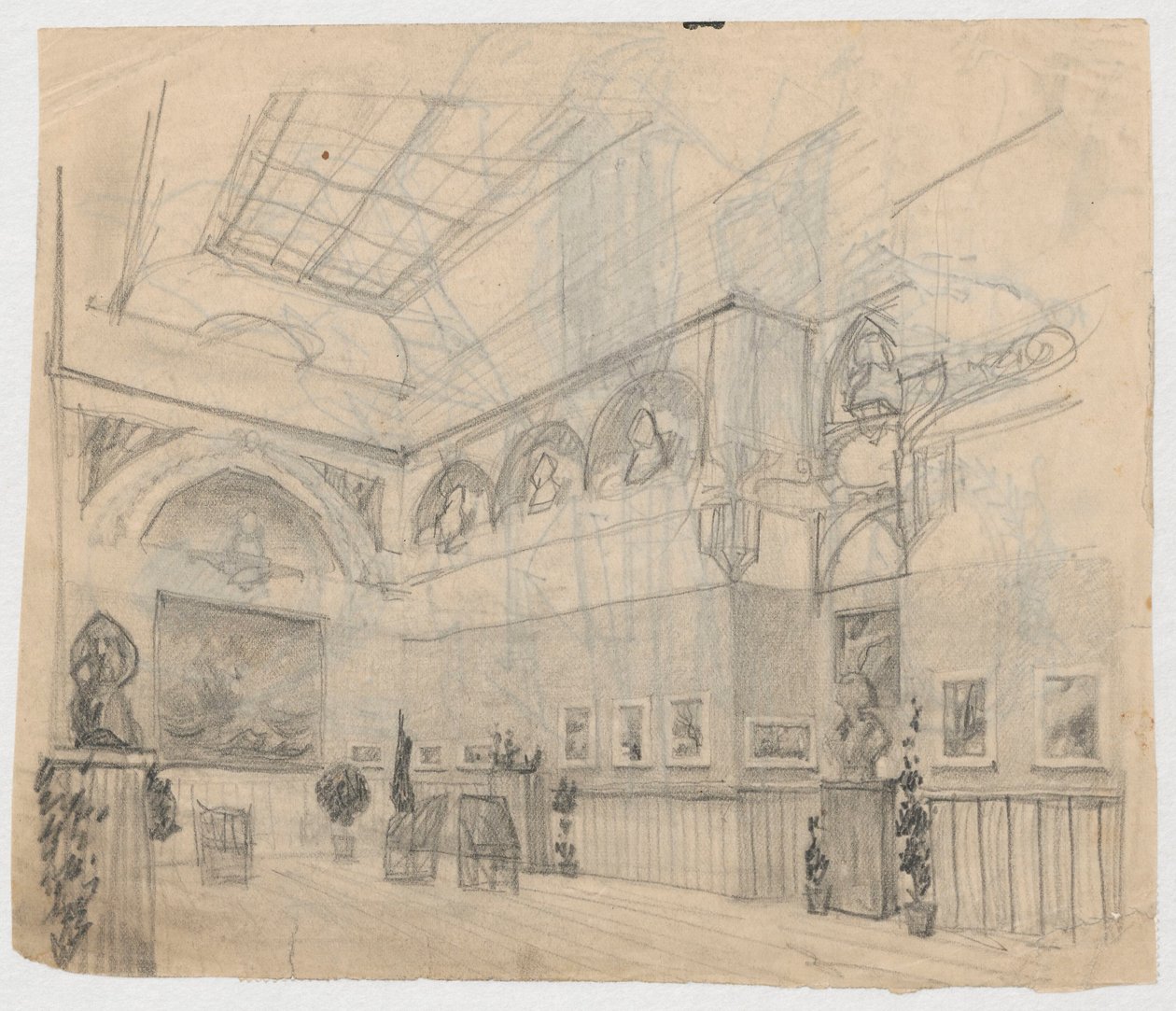 Mostra con dipinti di Ferdynand Ruszczyc, verso: dettagli dell