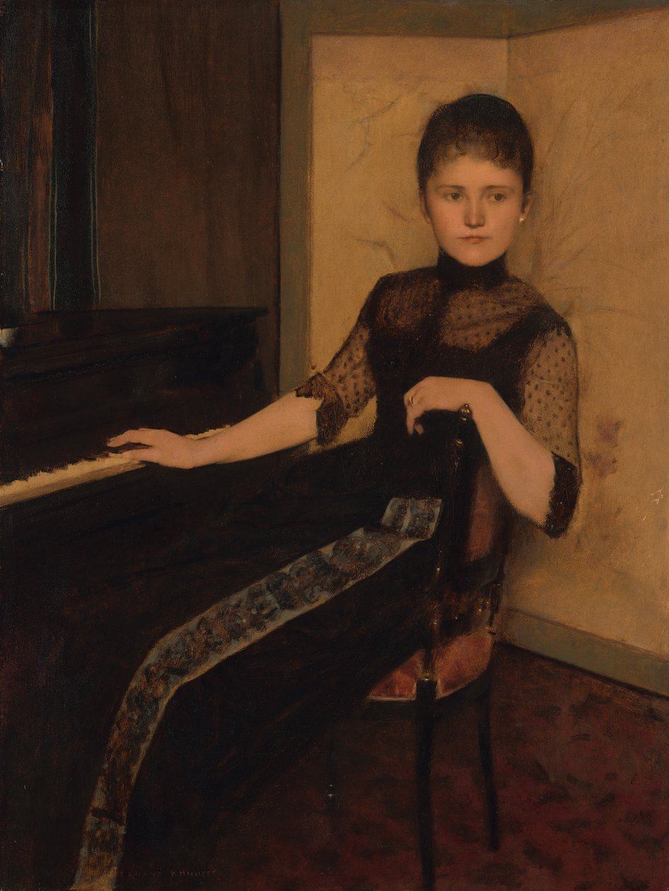 Ritratto di Maria Francisca Louisa Dommer van Poldersveldt da Fernand Khnopff