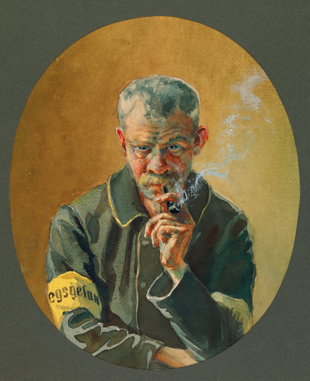 Un prigioniero civile proveniente dal nord della Francia, Gustrow da Fernand Barbier