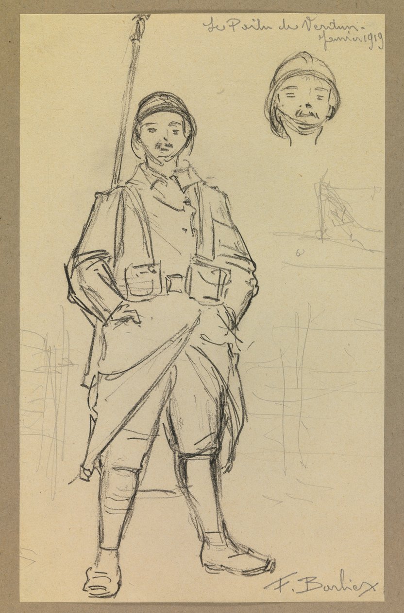 Il poilu di verdun da Fernand Barbier