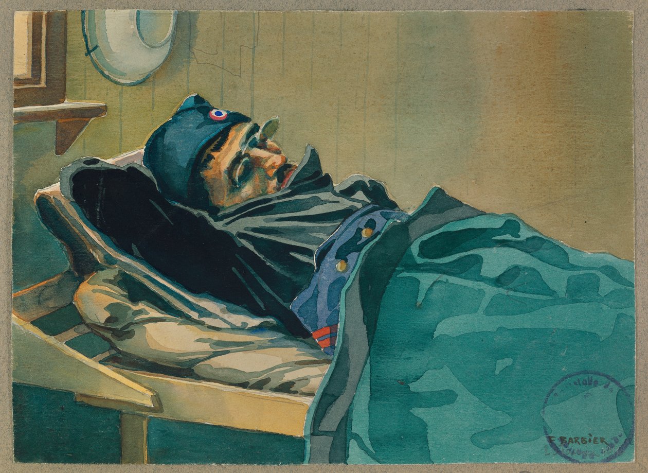 Ritratto di Brossard di ritorno a casa, Gustrow da Fernand Barbier