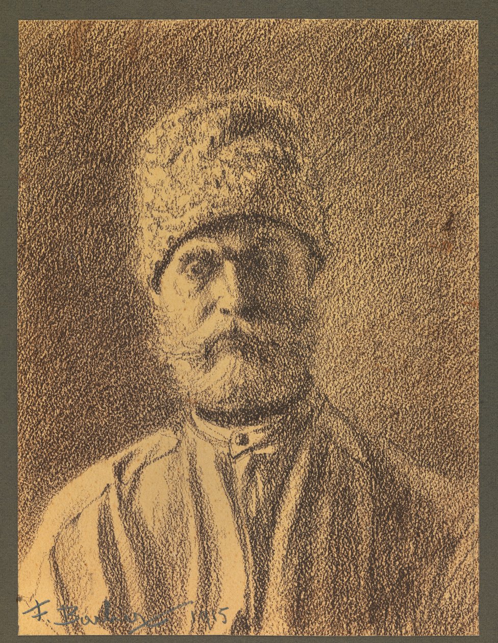 Ritratto di un prigioniero russo da Fernand Barbier