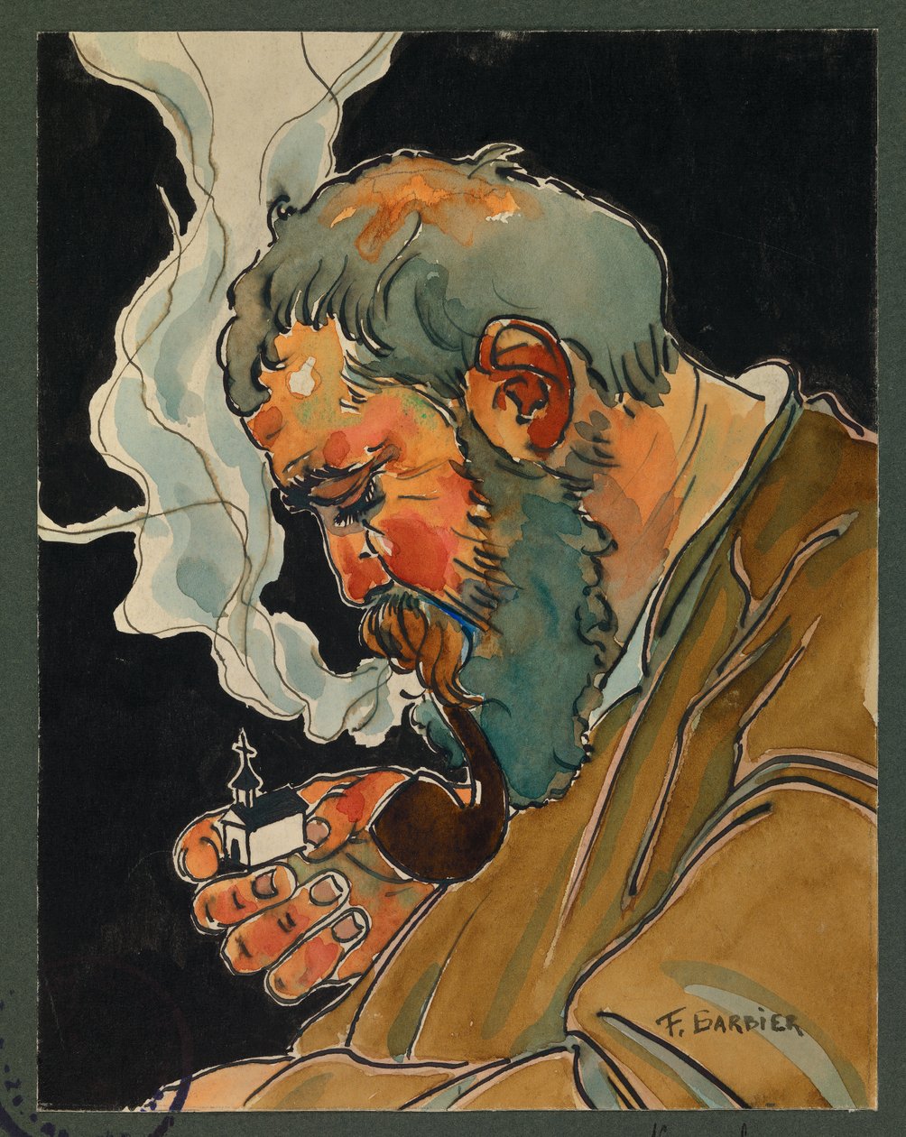 Il prigioniero Liard come maggiordomo, Gustrow da Fernand Barbier