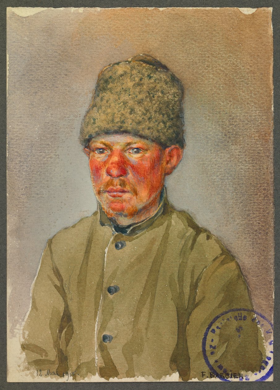 Soldato russo, Gustrow da Fernand Barbier