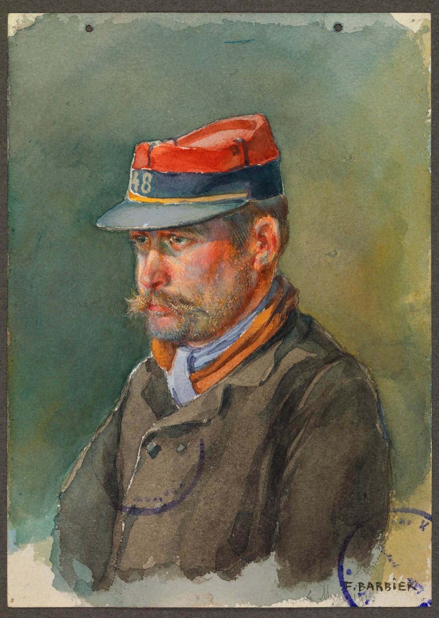 Sergente Lecacheux del 48° Territoriale, Gustrow da Fernand Barbier