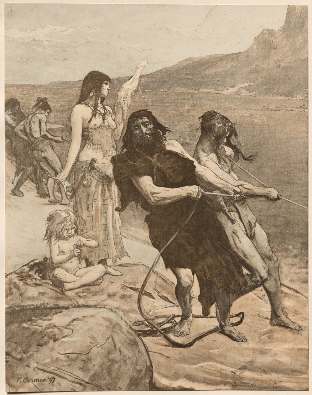 Cité Lacustre, 1897 da Fernand Cormon