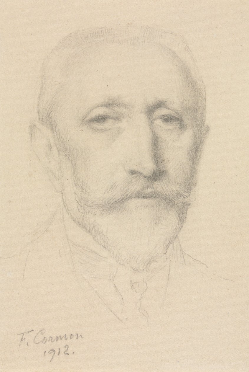 Autoritratto, 1912 da Fernand Cormon