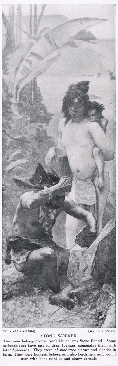 Lavoratore della Pietra, illustrazione da 