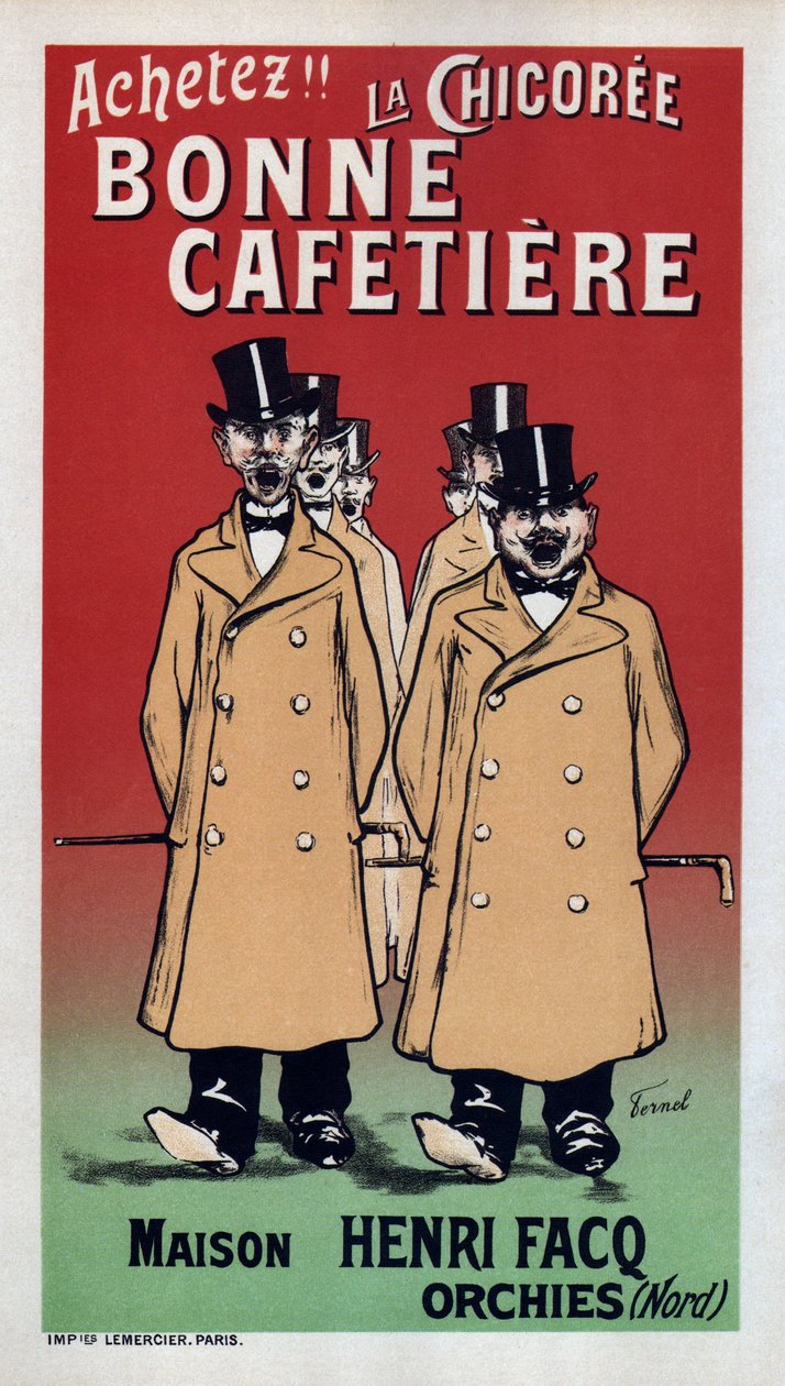 La Chicoree Bonne Cafetiere Poster, 1899 da Fernand Fernel