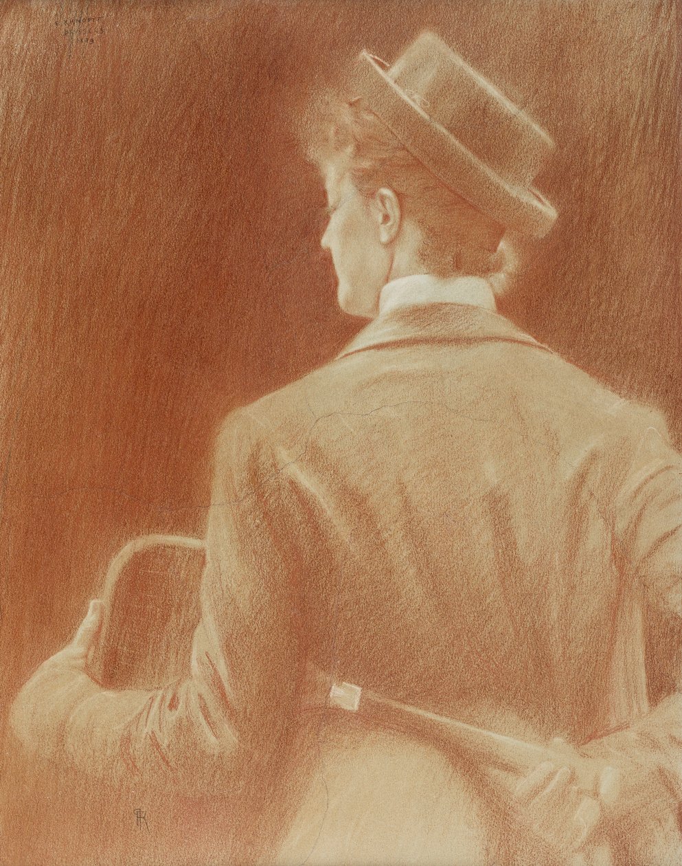 Una giocatrice di tennis (studio per "Memories") da Fernand Khnopff