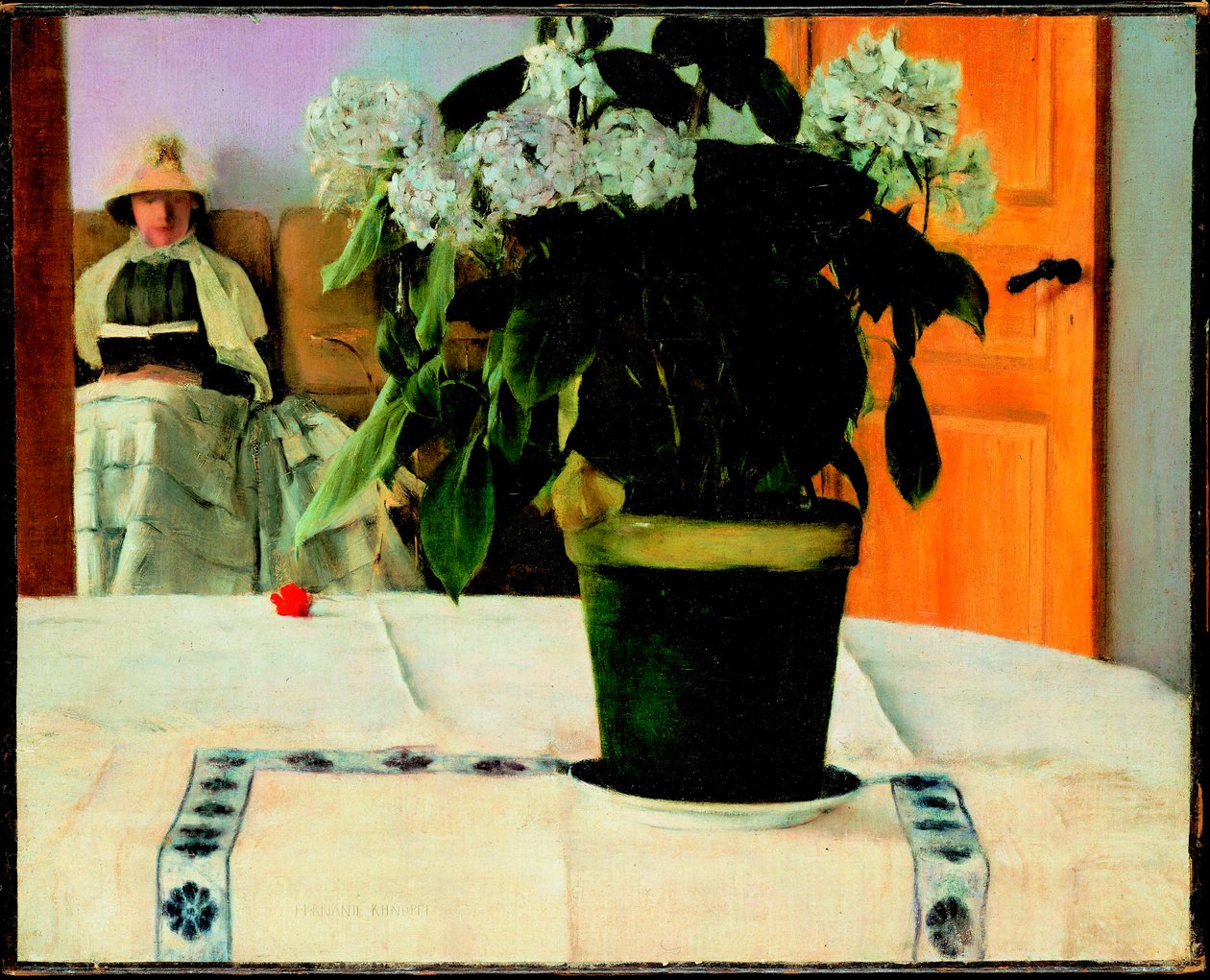 Ortensia | Fernand Khnopff | Stampa d'arte