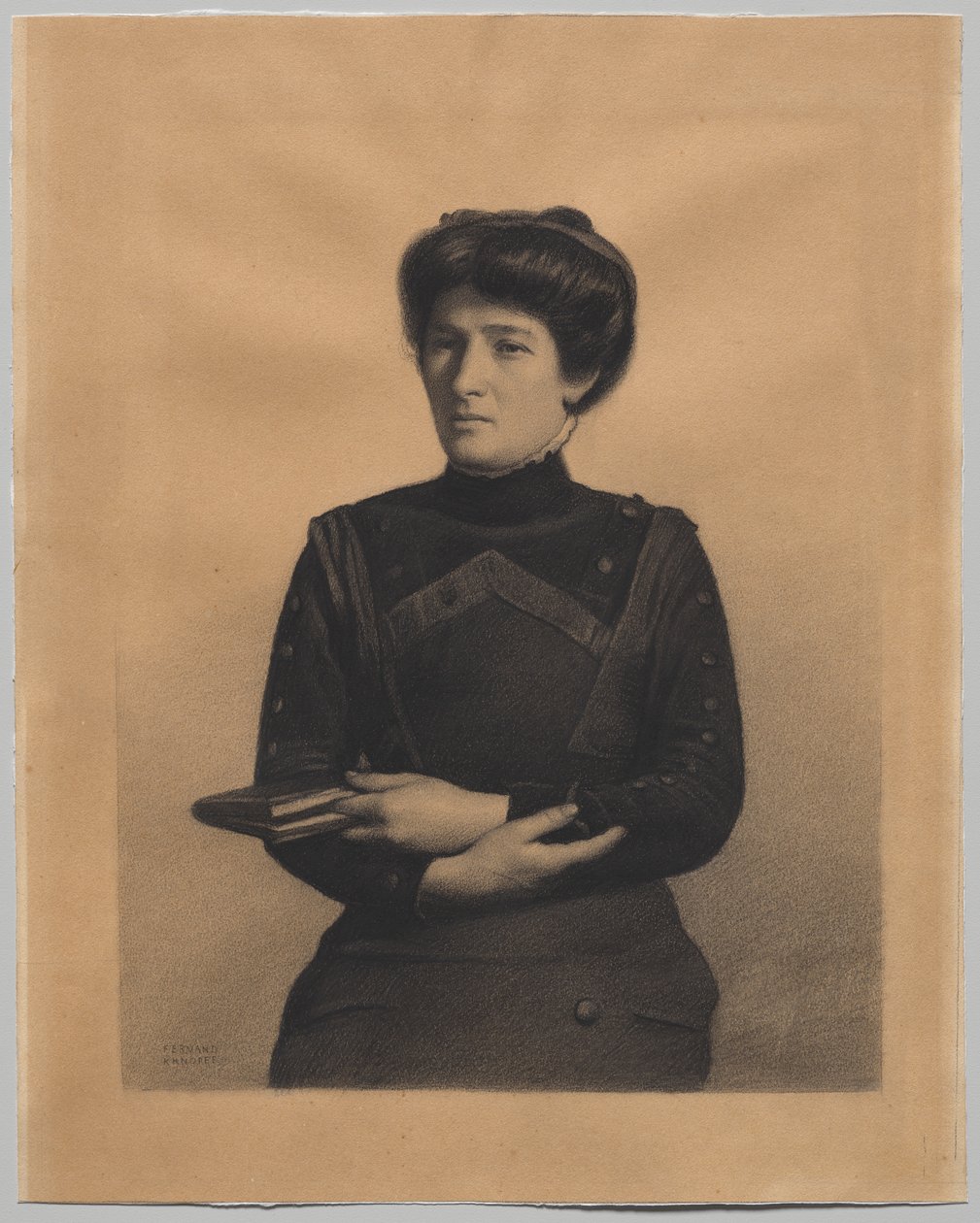 Ritratto di Madame Jules Ricard, nata Augustine Bulteau da Fernand Khnopff
