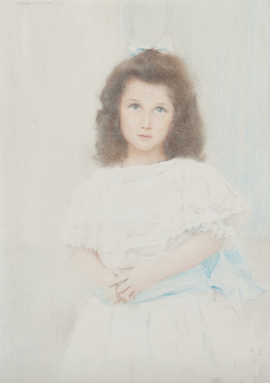 Ritratto di Renée Lambert de Rothschild, figlia del fondatore della banca Lambert, 1907 da Fernand Khnopff