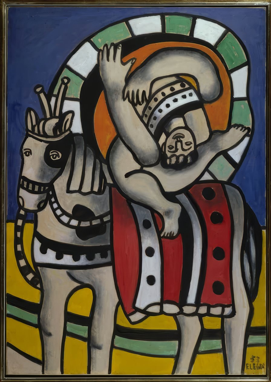 Acrobata a cavallo da Fernand Leger