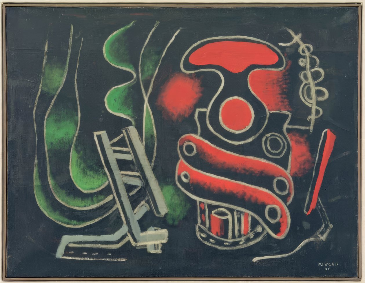 Composizione con cavatappi da Fernand Leger
