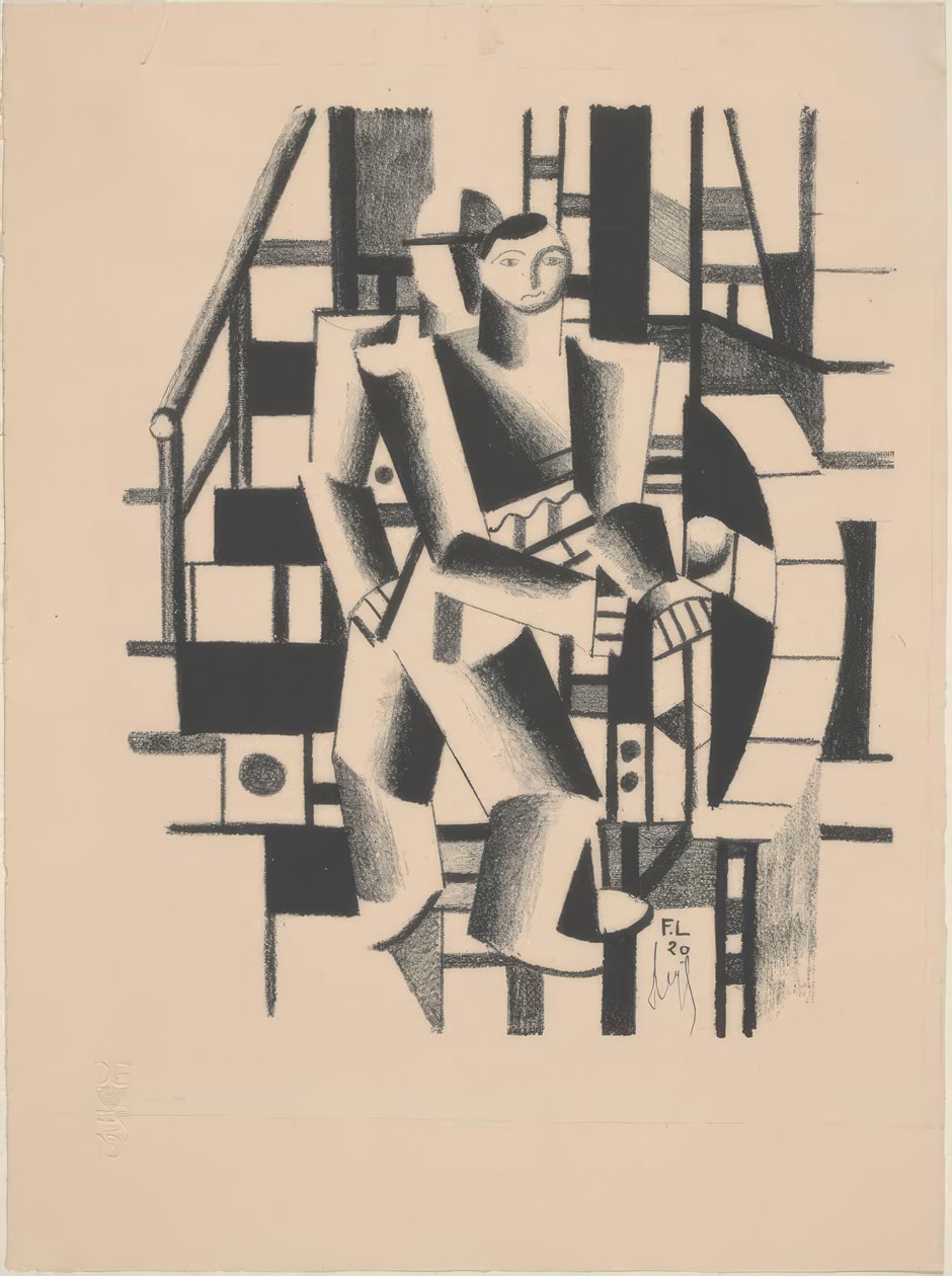 Composizione con due persone da Fernand Leger