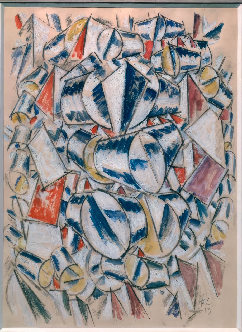 "Contrasto di forme" (Formenkontrast) da Fernand Leger