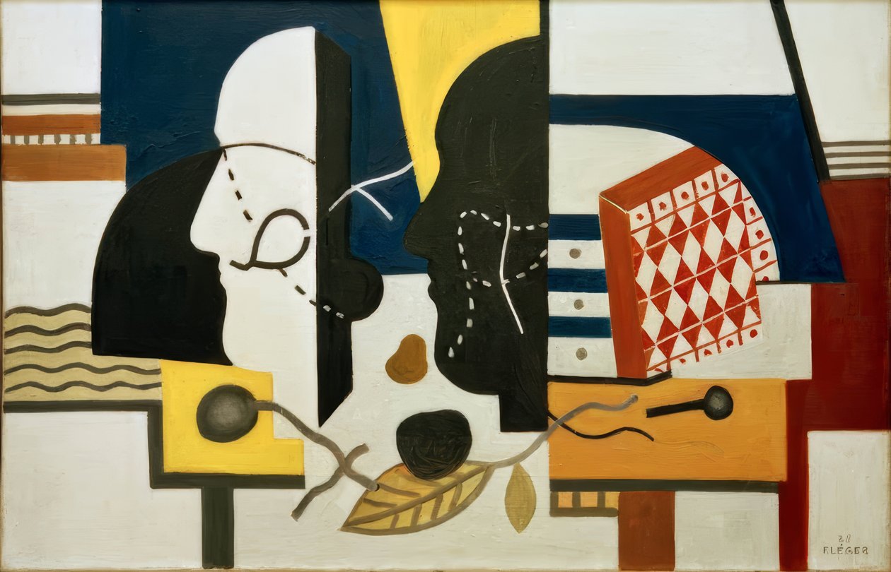 I due profili da Fernand Leger