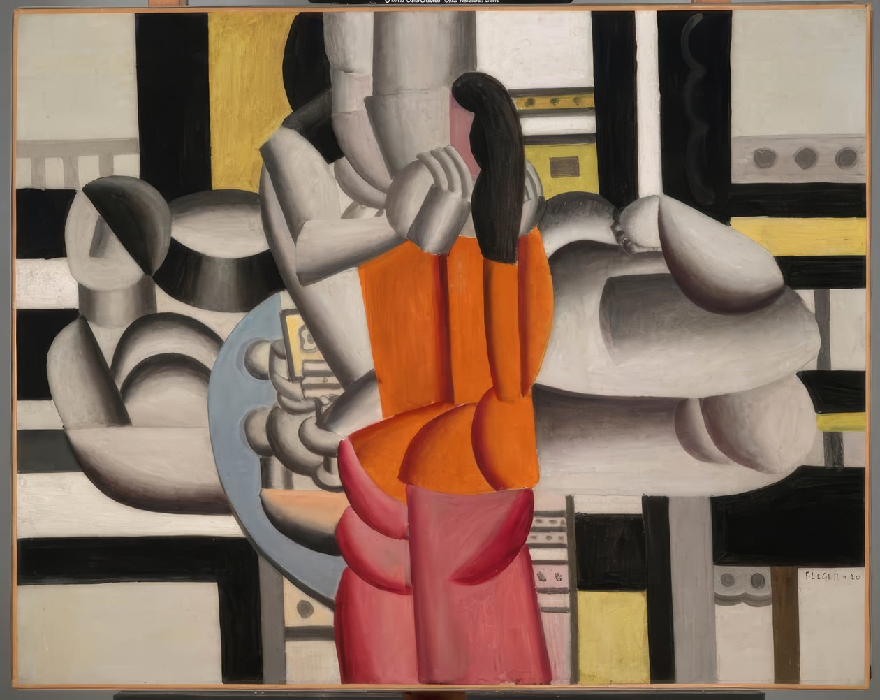 Tre donne e natura morta (Dejeuner)  da Fernand Leger