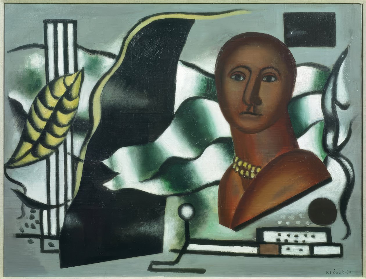 Composizione con figura da Fernand Leger