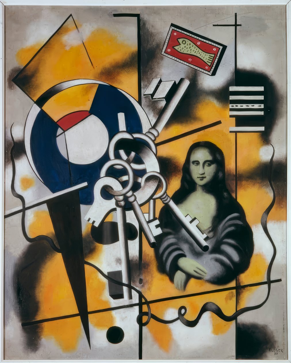 La Gioconda con le chiavi o Mona Lisa da Fernand Leger