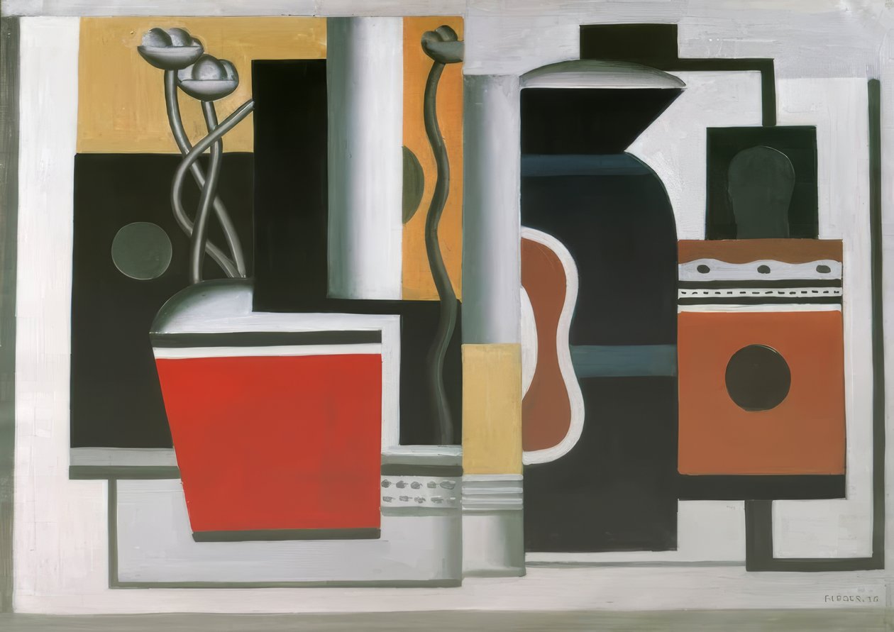 "Le pot rouge" (Il vaso rosso), 1926 da Fernand Leger