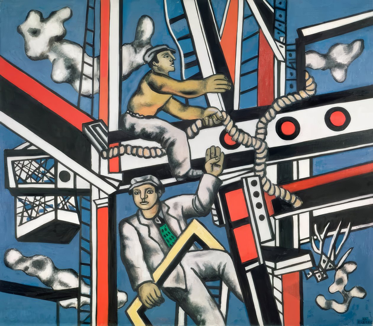 "I costruttori" (Die Konstrukteure) da Fernand Leger