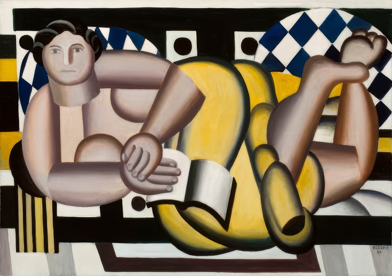 Donna sdraiata da Fernand Leger