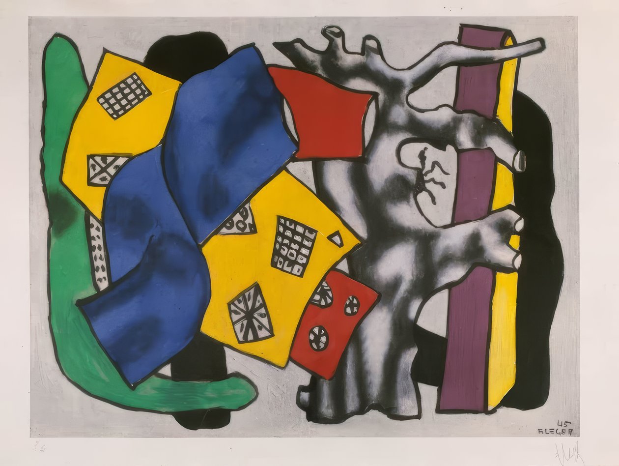 "Racines grises" (Radici grigie) da Fernand Leger