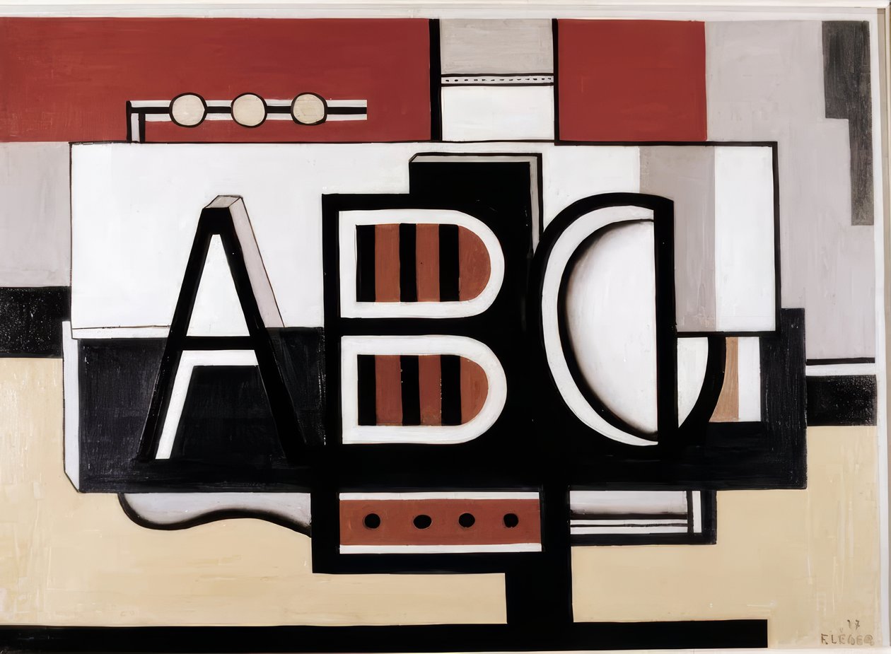 Natura morta Abc da Fernand Leger