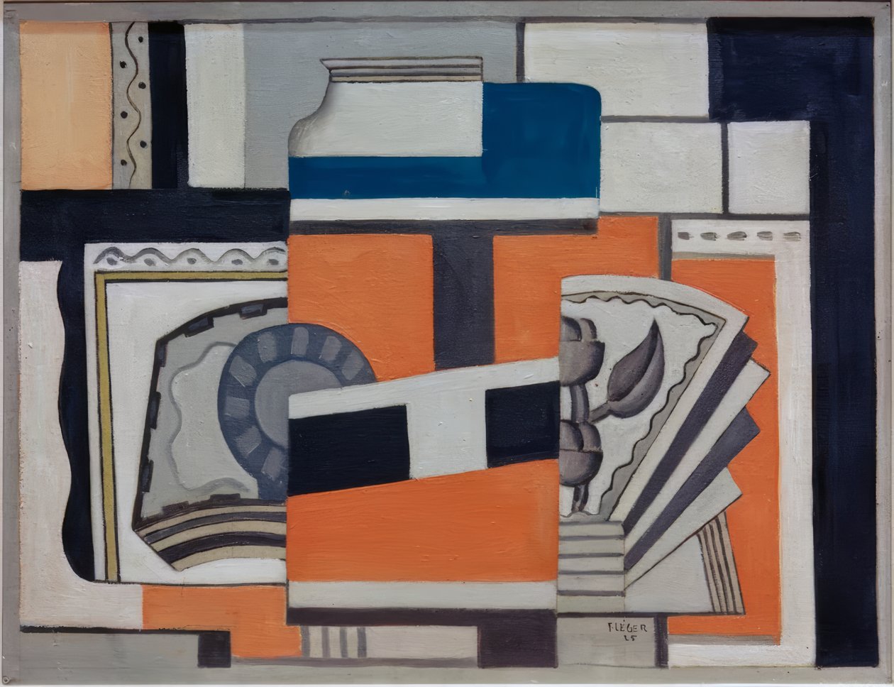 Natura morta con libri da Fernand Leger