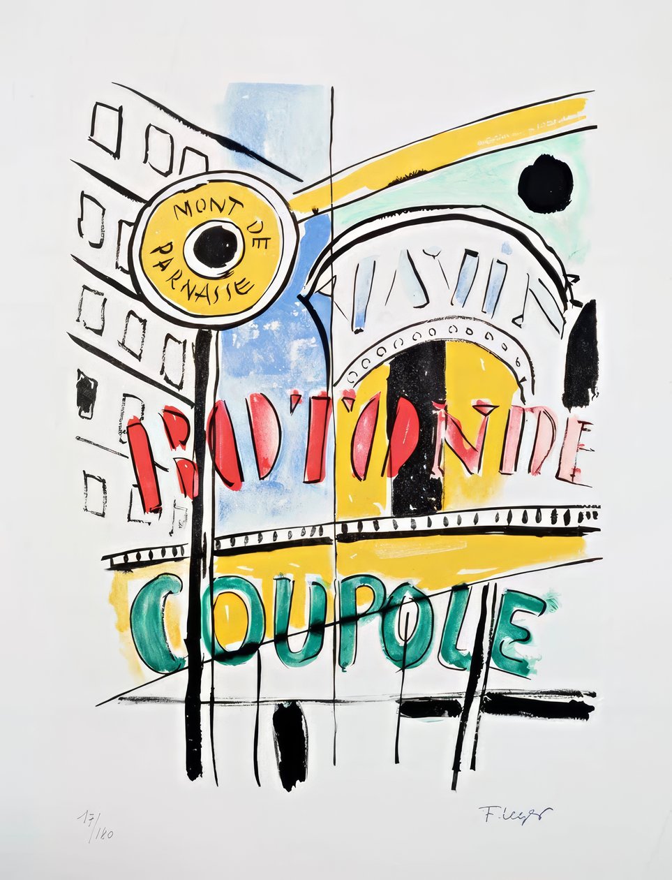 "La città: Montparnasse" da Fernand Leger