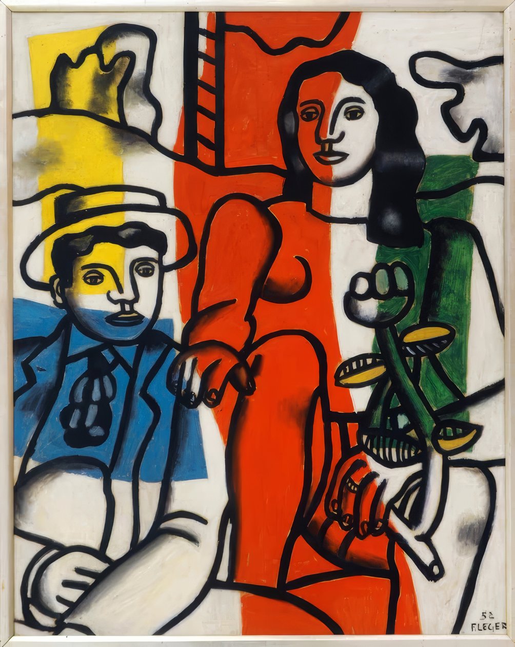 Due amanti nel paesaggio da Fernand Leger