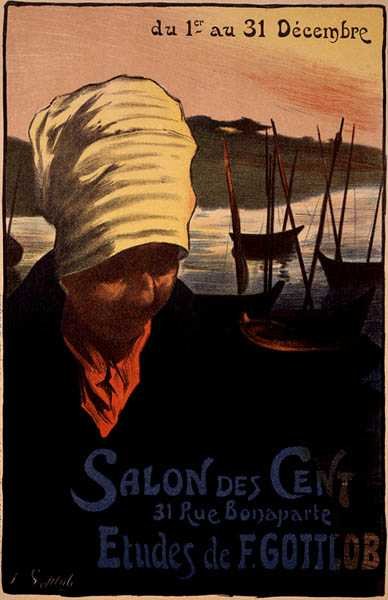 Riproduzione di un poster pubblicitario del 