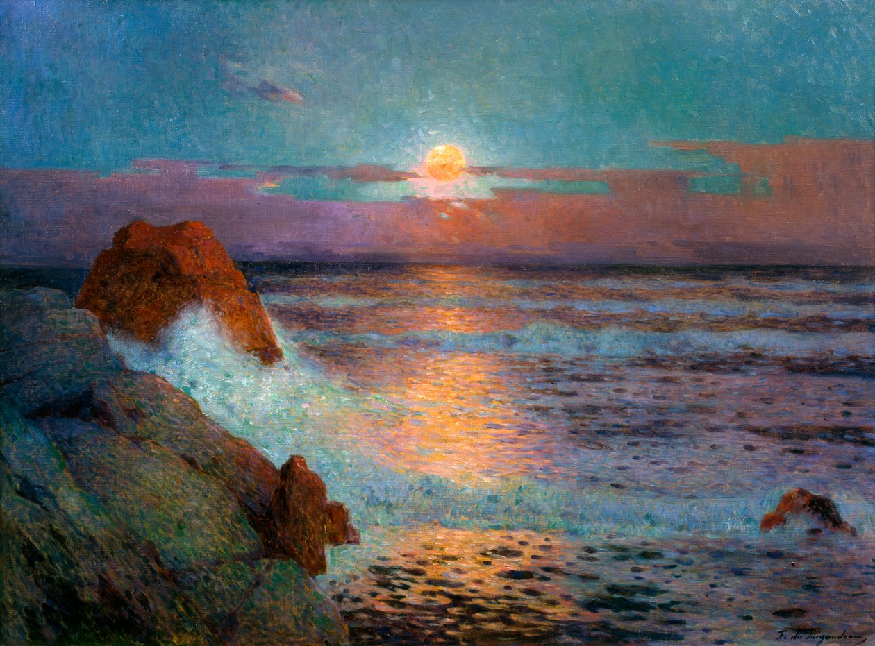 Tramonto sul mare, 1925 da Fernand Loyen du Puigaudeau