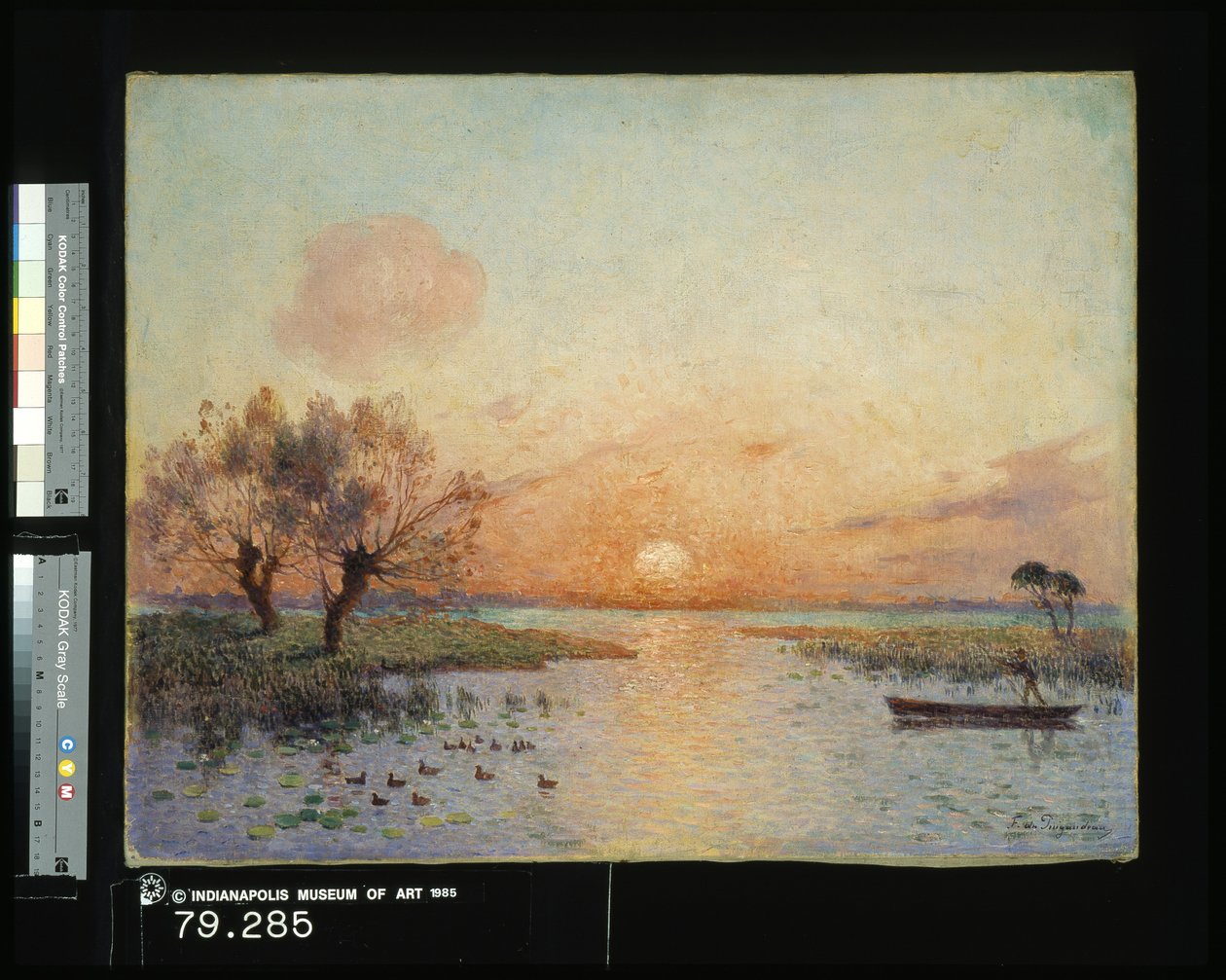 Lo stagno al tramonto (La Mare Au Coucher Du Soleil) da Fernand Loyen du Puigaudeau