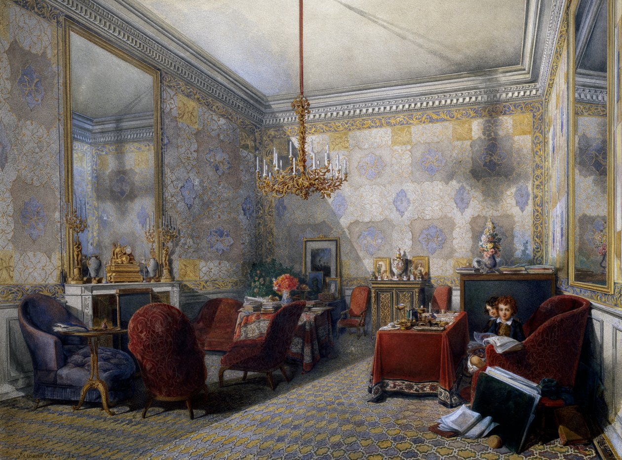 Salotto da Fernand de Cordova Pelez