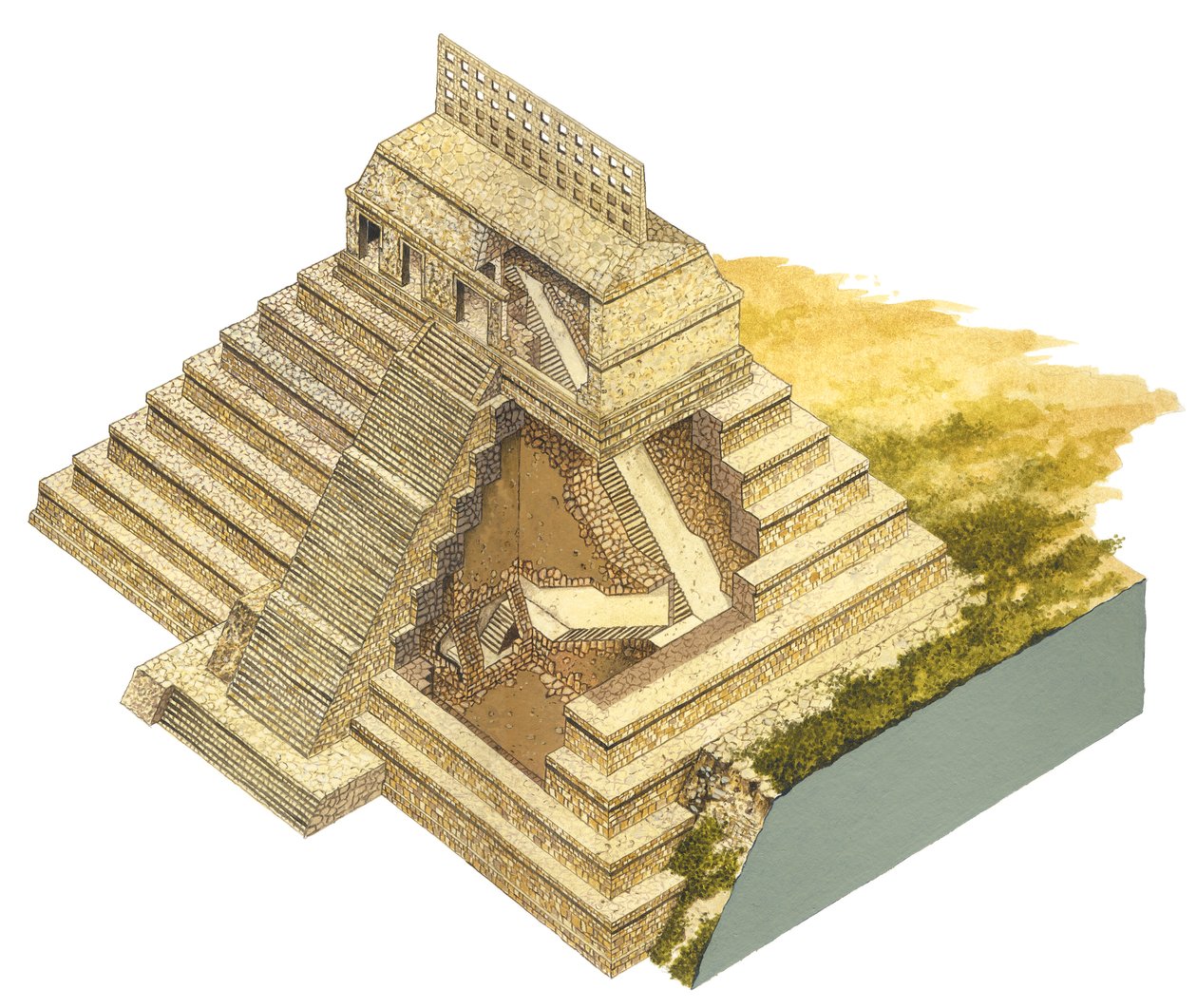 Palenque, Messico. Tempio delle iscrizioni da Fernando Aznar Cenamor
