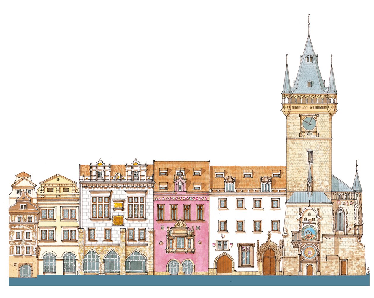 Vecchio municipio, Praga da Fernando Aznar Cenamor