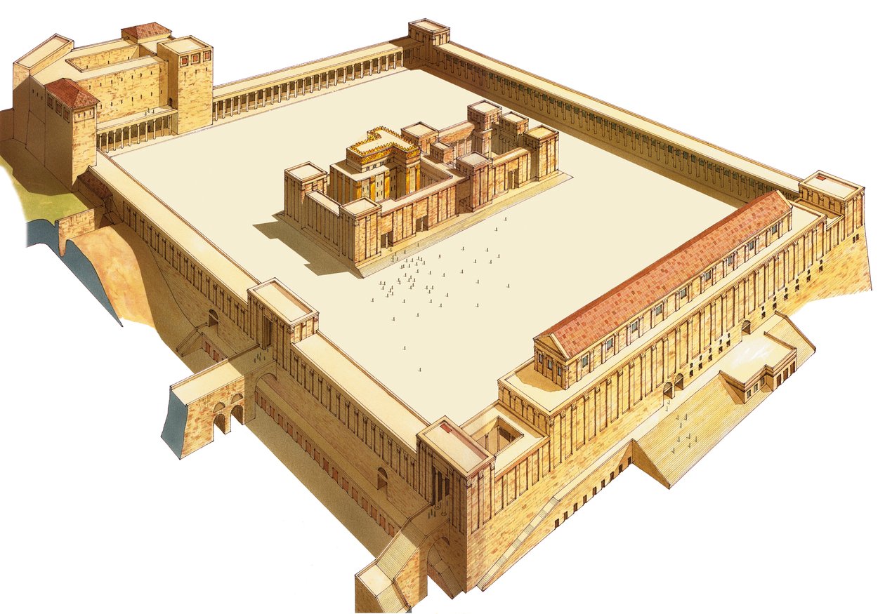 Tempio di Gerusalemme. Tempio di Erode da Fernando Aznar Cenamor