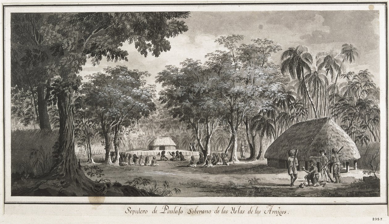 Sepolcro di Paulajo, sovrano delle isole Tonga da Fernando Brambila