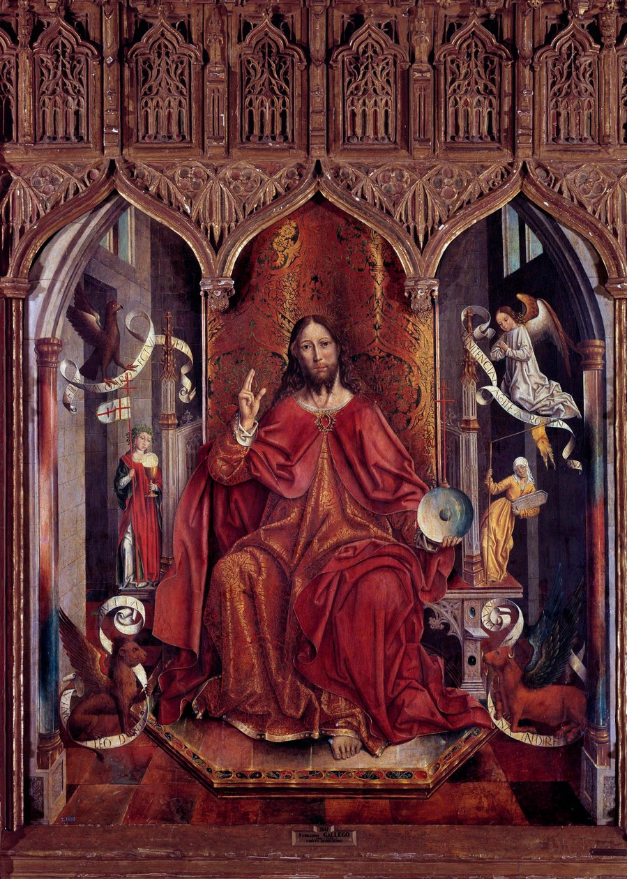 Cristo in panchina da Fernando Gallego