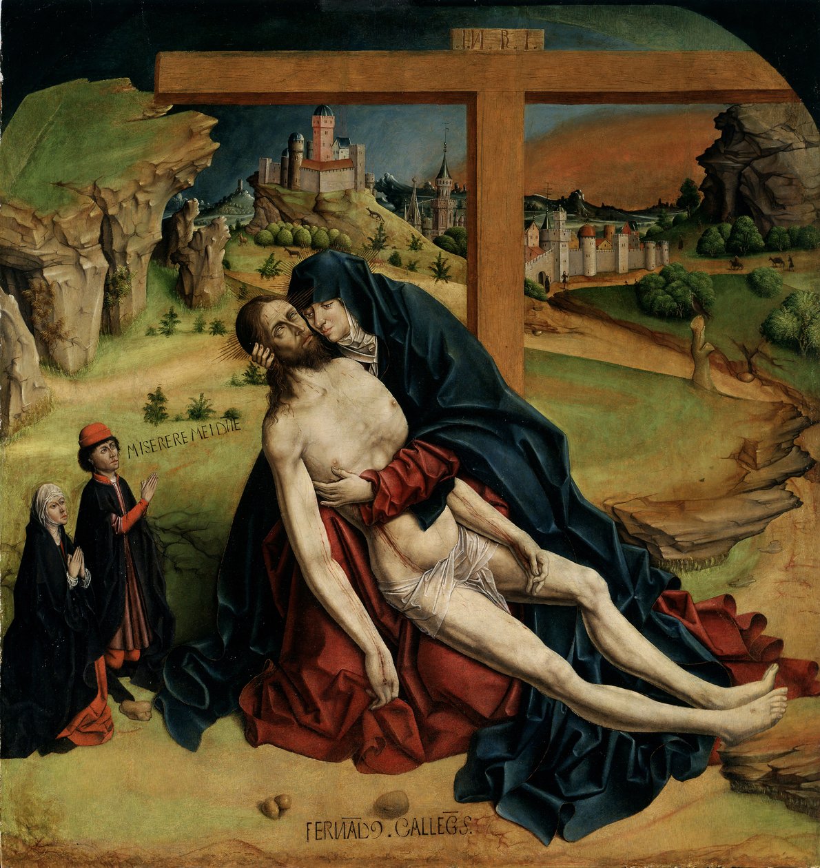 Pietà, 1465-1470 da Fernando Gallego