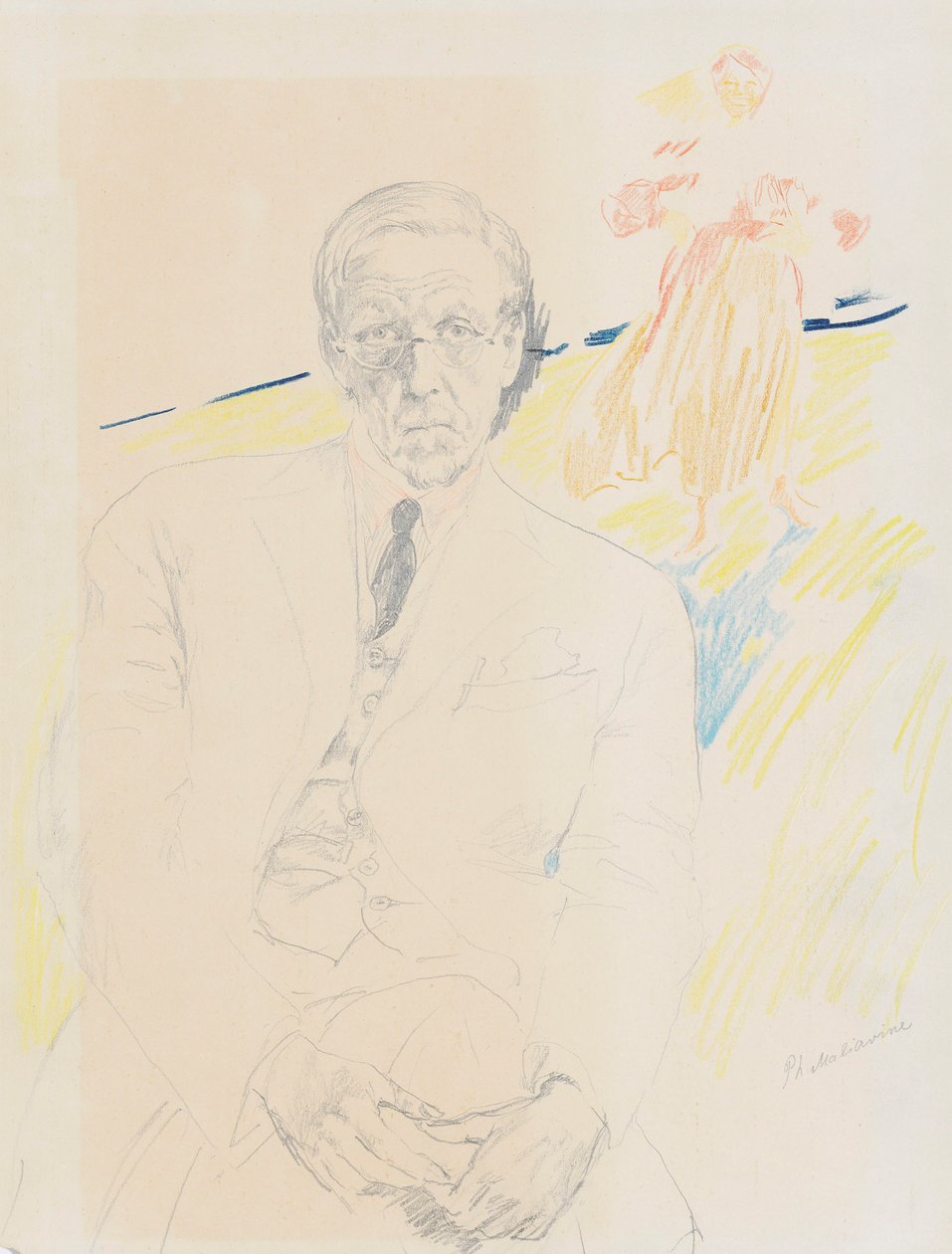 Autoritratto da Filipp Andreyevich Malyavin