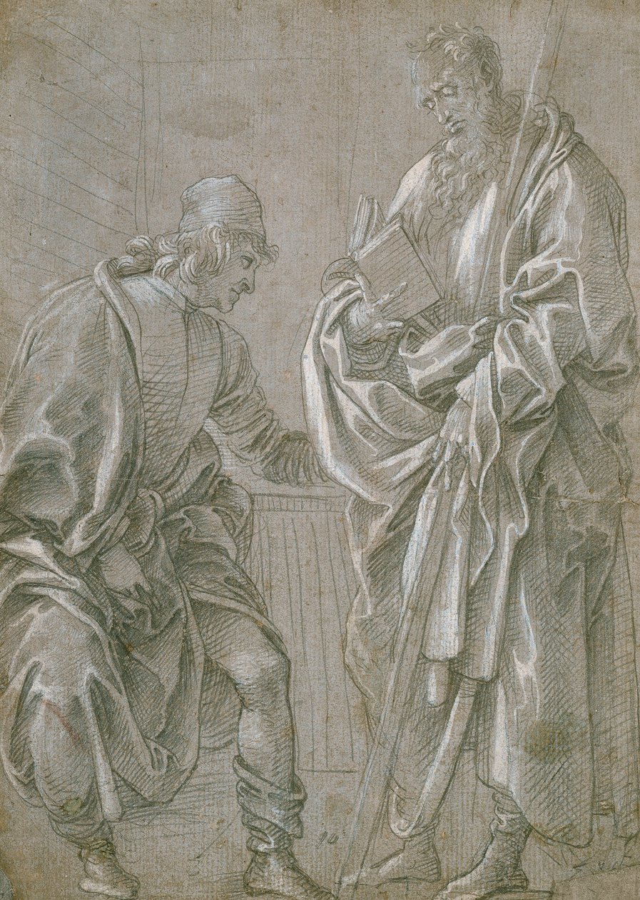 Apostolo e giovane da Filippino Lippi