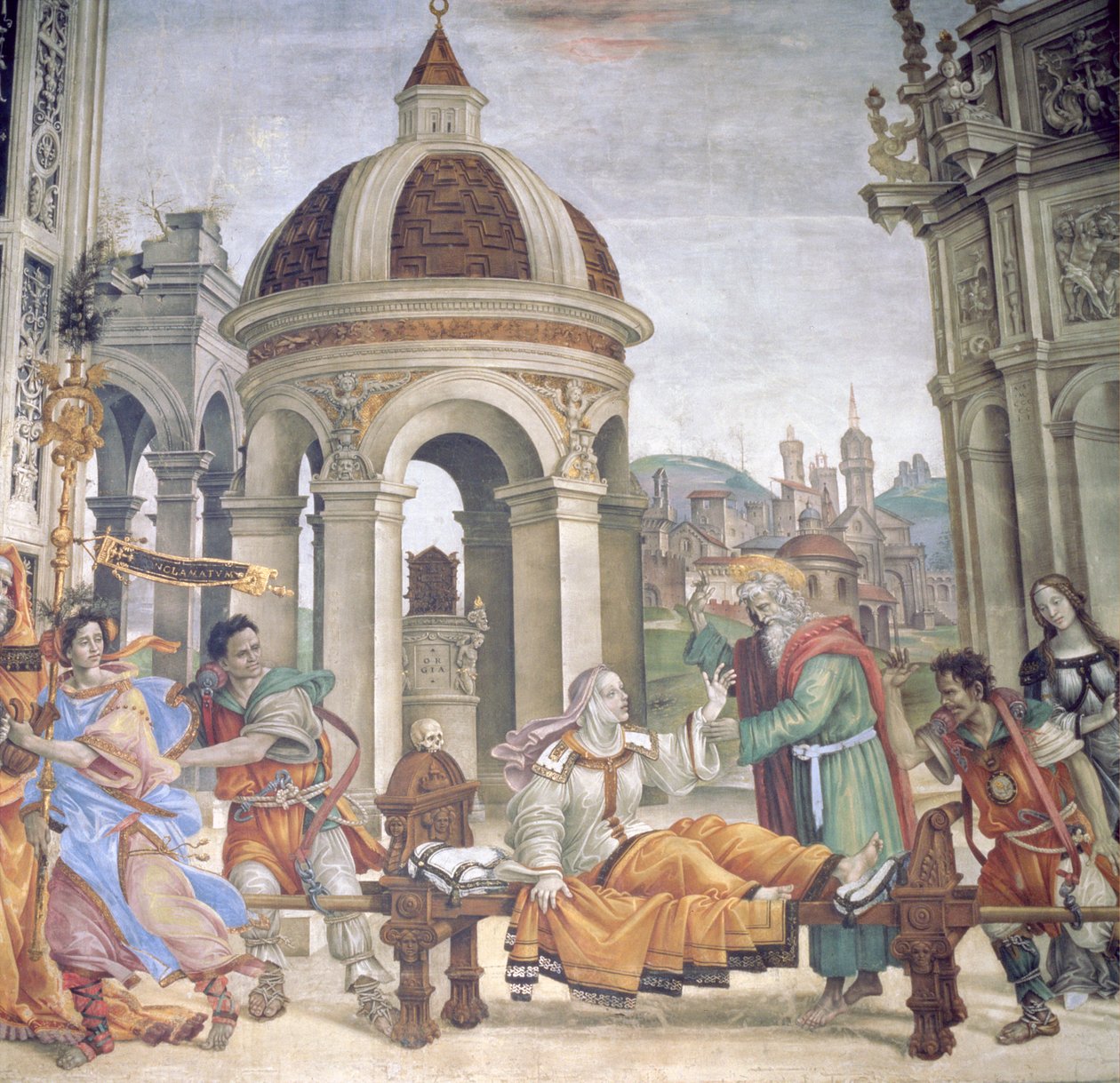 La Resurrezione di Drusiana, dalla Cappella Strozzi, 1502 da Filippino Lippi
