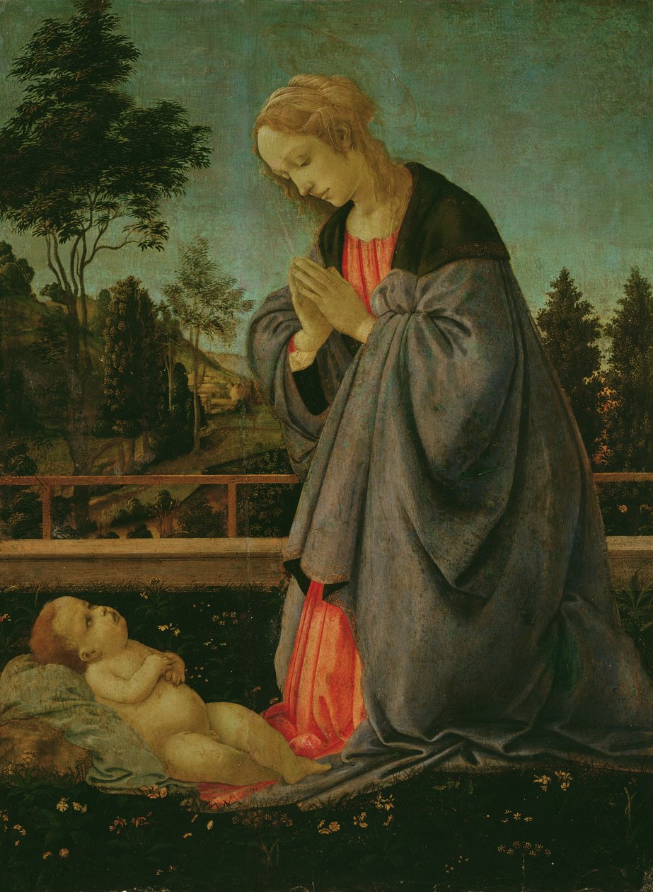 Adorazione del Bambino da Filippino Lippi