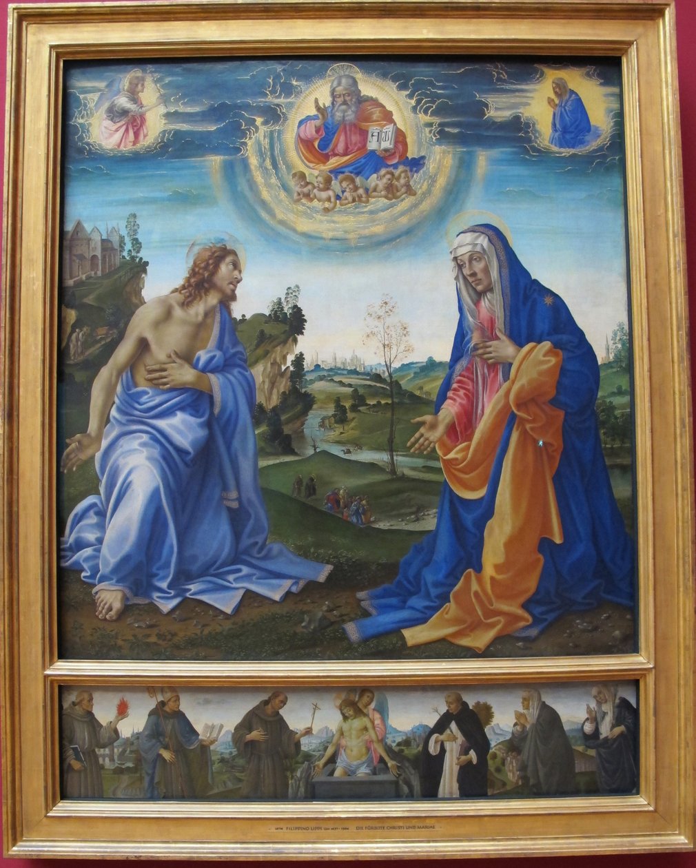 Erscheinung Christi an die Jungfrau da Filippino Lippi