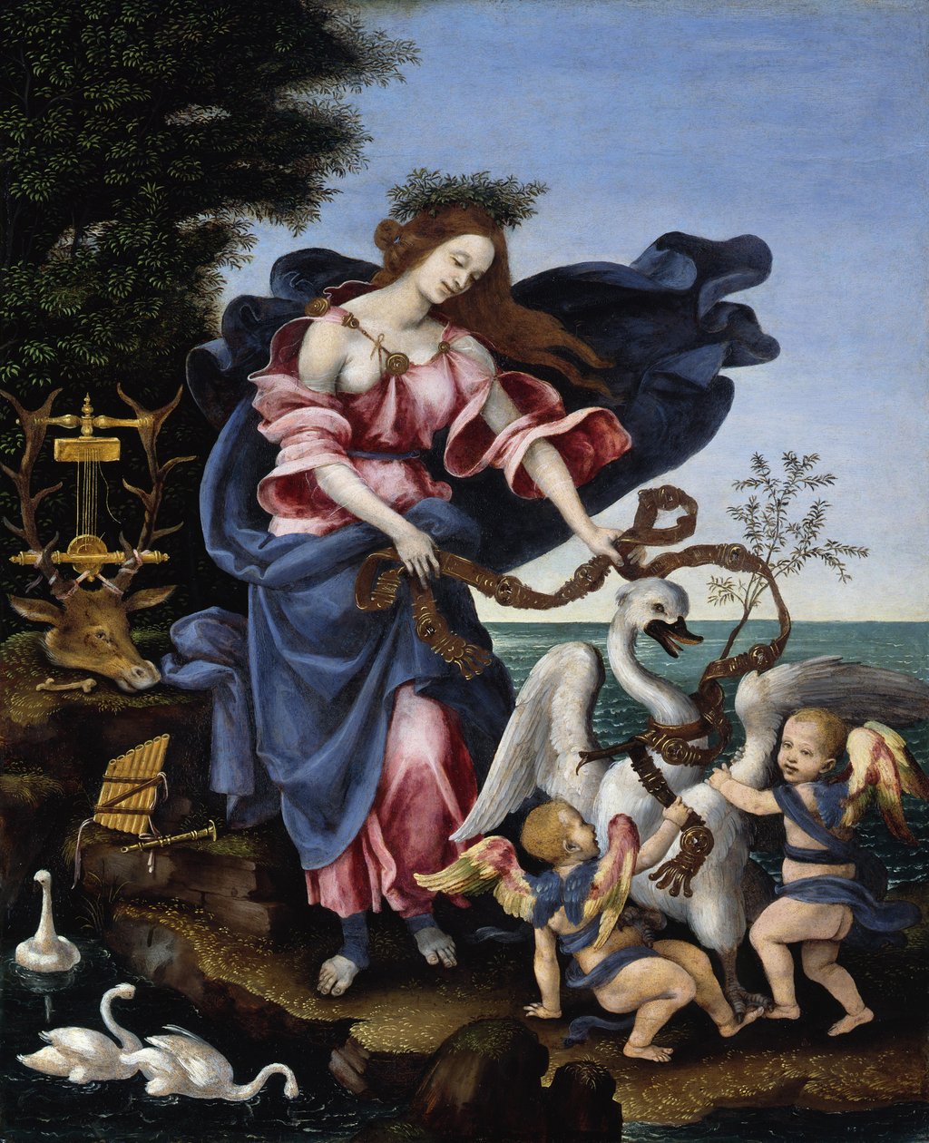 La musa Erato da Filippino Lippi